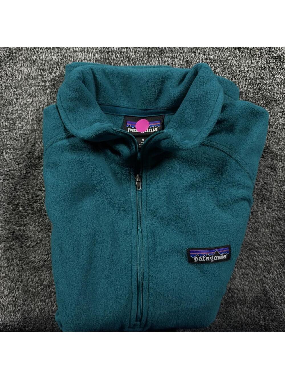 Patagonia Women’s Blue 1/4 Zip Fleece Pullover - Medium! - Picture 6 of 6